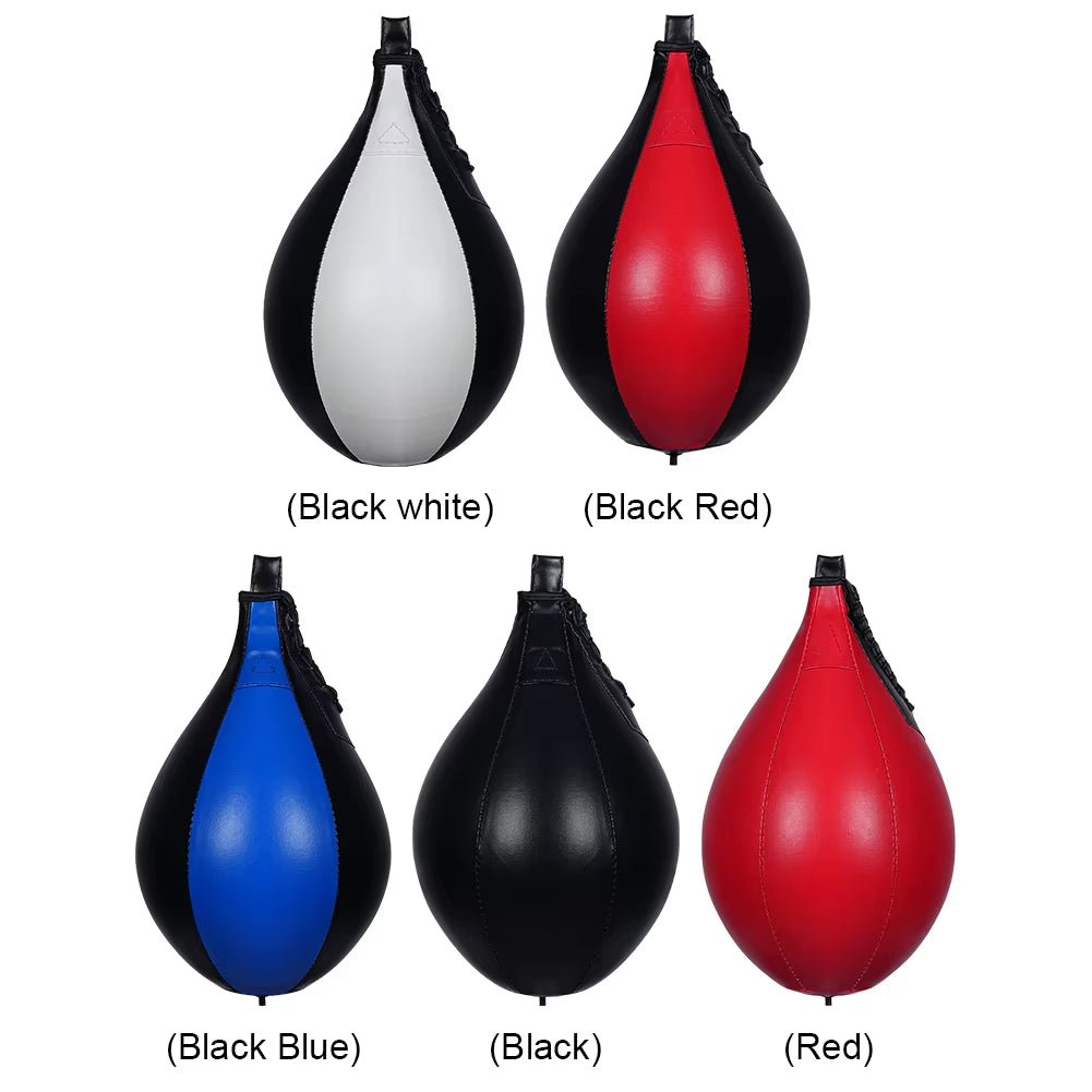 Boxing Speed Ball Hanging Punching Bag PU Leather Boxing Reflex Ball Stress Relief Boxing Striking Bag Boxing Equipment - NovaGadget