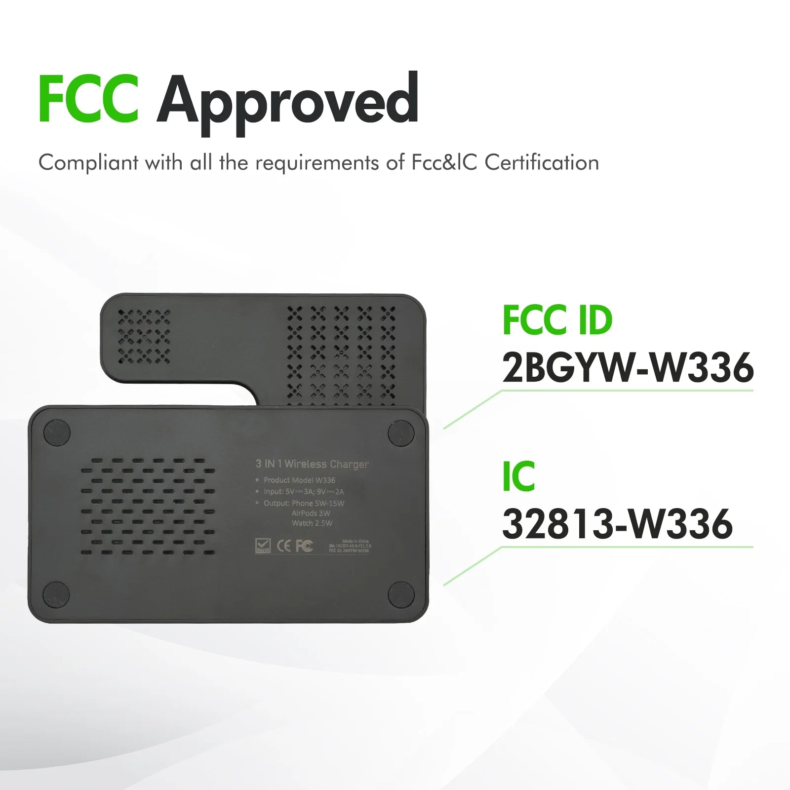 Charging Station,Wirelss Charger,Magnetic Charging Station Compatible with Iphone 17 16 15 14 13 12 11 Pro Max XS Xr,For Iwatch Series 9 8 7 6 5 4 3 2 Se,For Airpods 3 2 Pro - NovaGadget