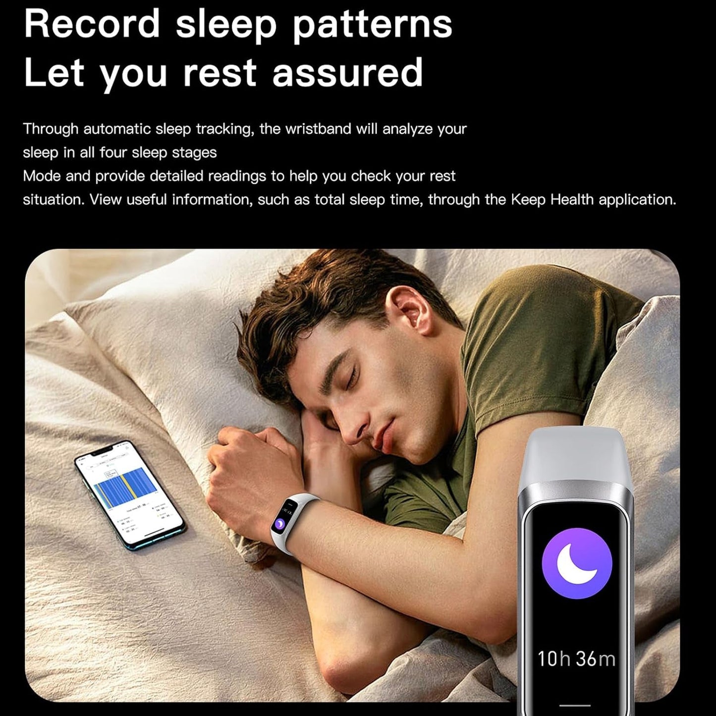 Keep Health Fitness Trackers for Women Men Amoled Step Counter Slim Thin 25 Sports Modes with Heart Rate Blood Pressure Monitor Alarm Stopwatch Timer Calories Burned IP68 Step Tracker Watch - NovaGadget