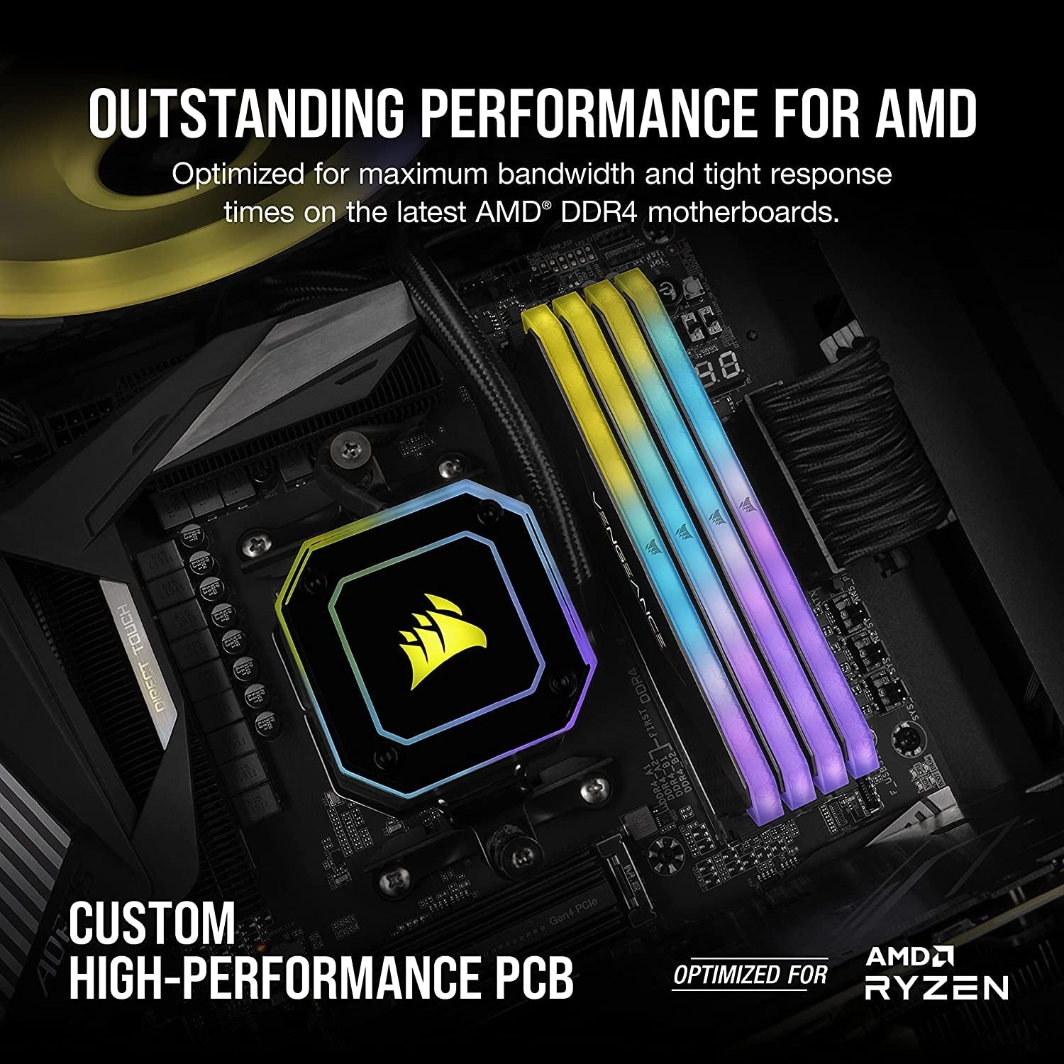 Vengeance RGB RT 32GB (2X16Gb) DDR4 3600 (PC4 - 28800) C18 1.35V Desktop Memory - NovaGadget