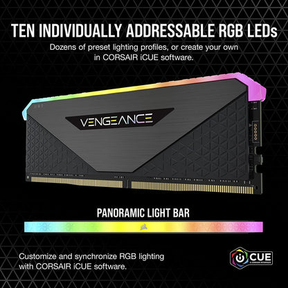 Vengeance RGB RT 32GB (2X16Gb) DDR4 3600 (PC4 - 28800) C18 1.35V Desktop Memory - NovaGadget